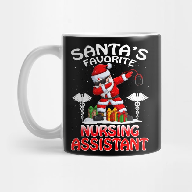 Santas Favorite Nursing Assistant Christmas T Shir by intelus